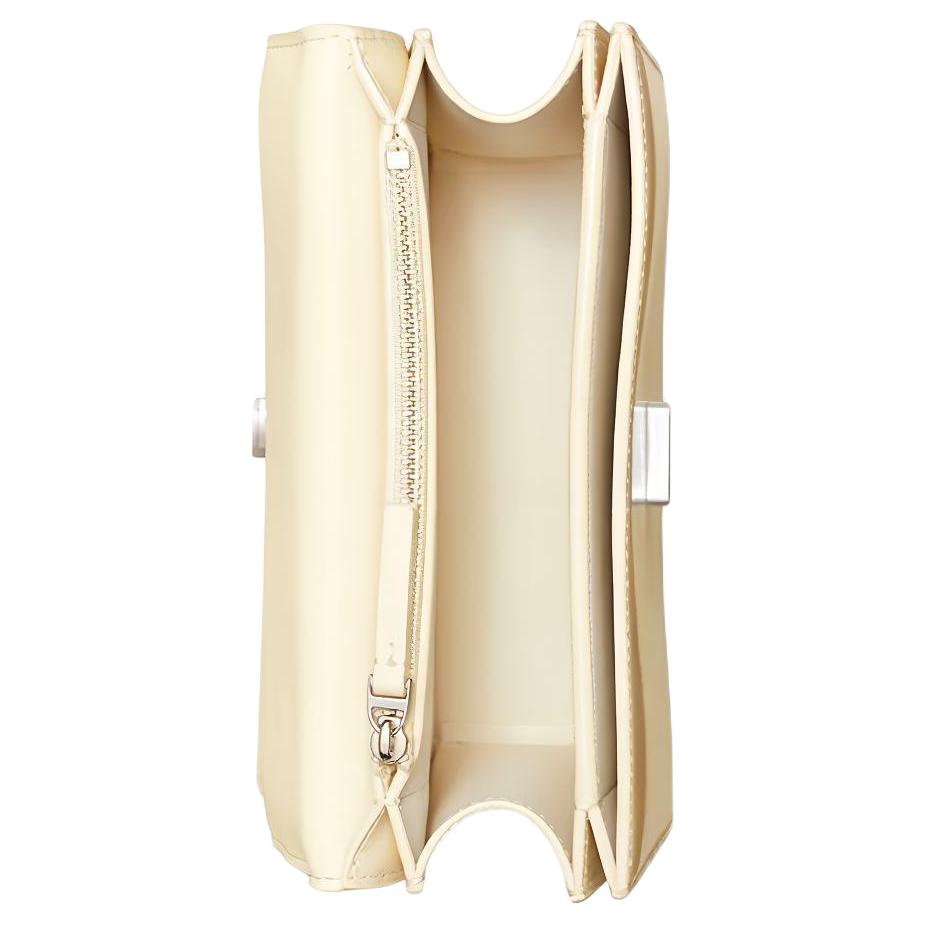 Tory Burch Eleanor Mini Patent Leather Tote Crossbody Bag Women bags Ivory 81676-104