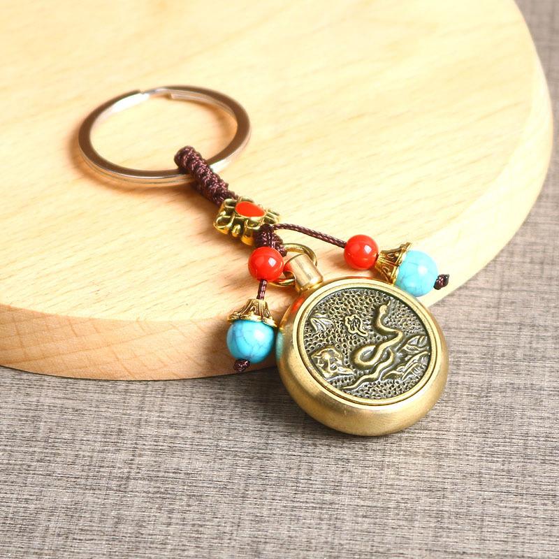 Horse Pendants Chinese Zodiac Keychain Vehicle Pendants 2026  Year Souvenir