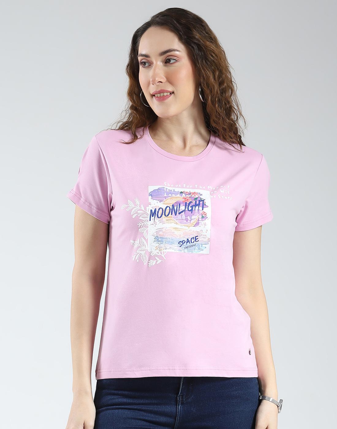 Monte Carlo Womens Printed Round Neck Top M