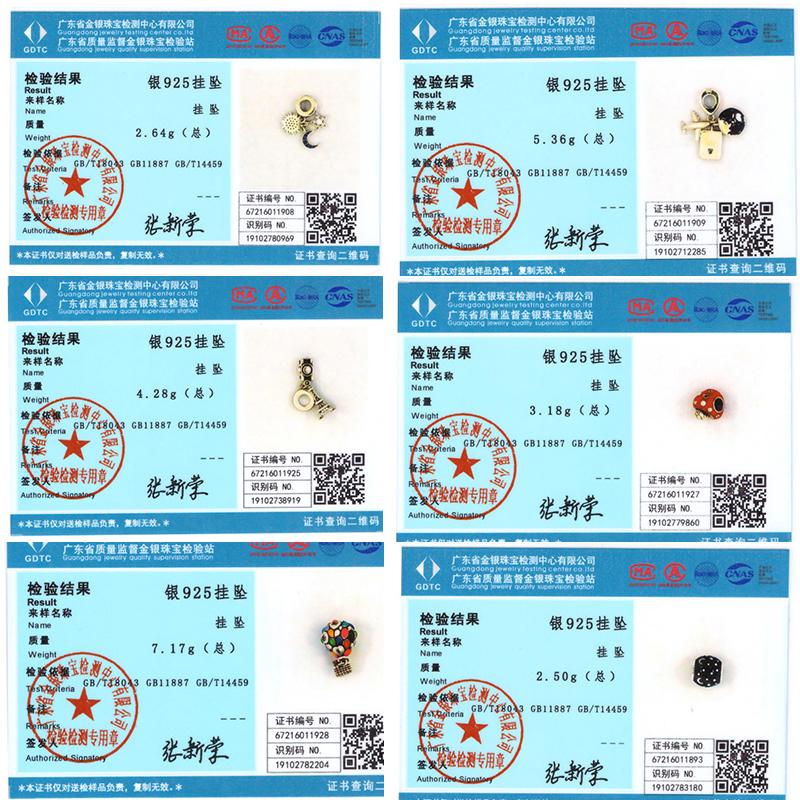 Original 925 Silber Charms Perlen zur Schmuckherstellung Anhänger Armbänder Geschenke