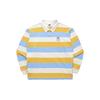 KODAK Gold Moment Striped Rugby Collared T-Shirt Yellow