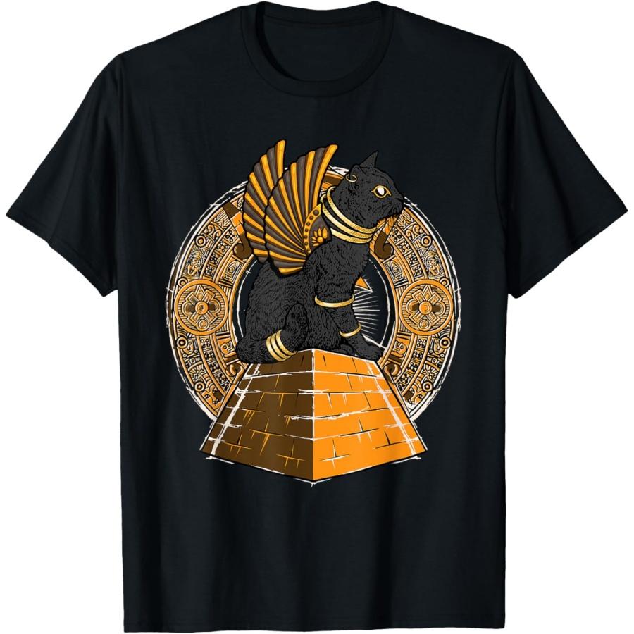 Египетский кот Пирамиды Сфинкс Богиня Котенок Бастет Футболка S
