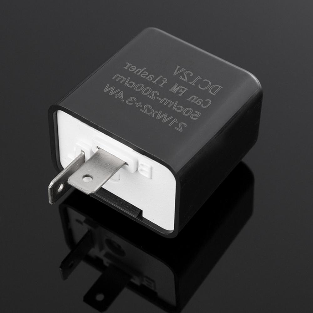 Motorcycle LED Flashing Relay Electronic Frequency LED Moto Blinker Turn Signal Light Adjustable Motorcycle Relay Accessories