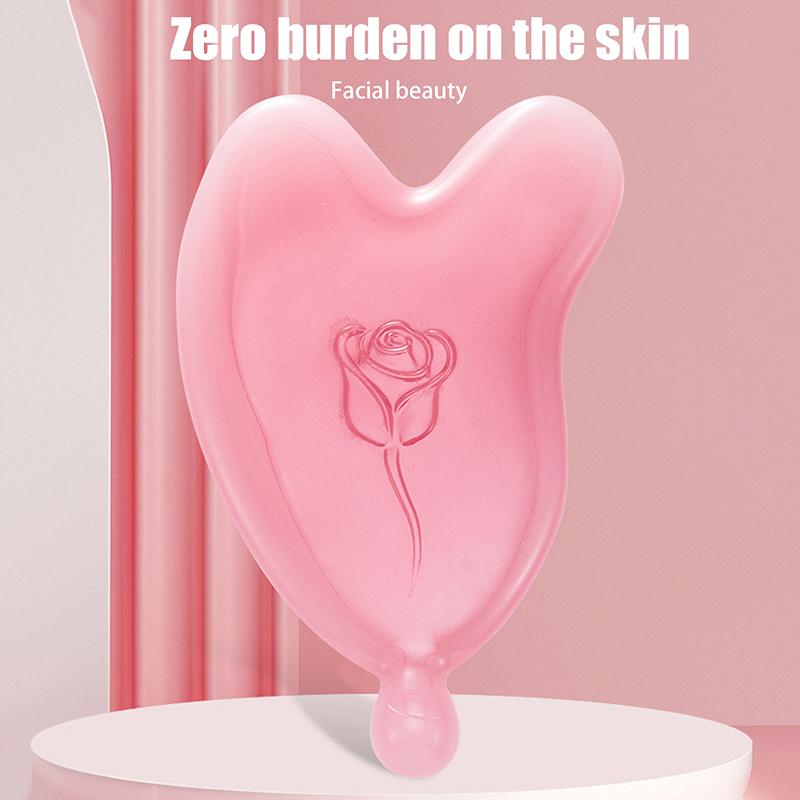 Face Lifting Guasha Resin Scraping Massage Facial Scraper Tool Eye SPA Massage Plate Reduce Puffiness Nose Lifting Face Massager