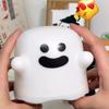 Room Decor Silicone LED Night Light Cute USB Rechargeable Ghost Cute Bedside Lamp Cartoon Funny Atmosphere Table Lamp