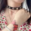 Stylish PU Leather Paws Design Choker Necklace With Metal Hardware For Everyday Wear Party Outfits Costume Accessories