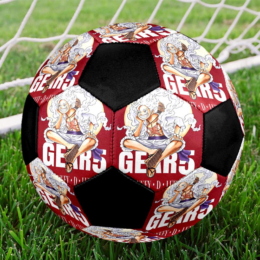 Fußball Bunt Maschinengenäht PVC Größe 5 Teamtraining Wettkampfbereit Langlebig Hoher Rückprall Cooles Sportgeschenk