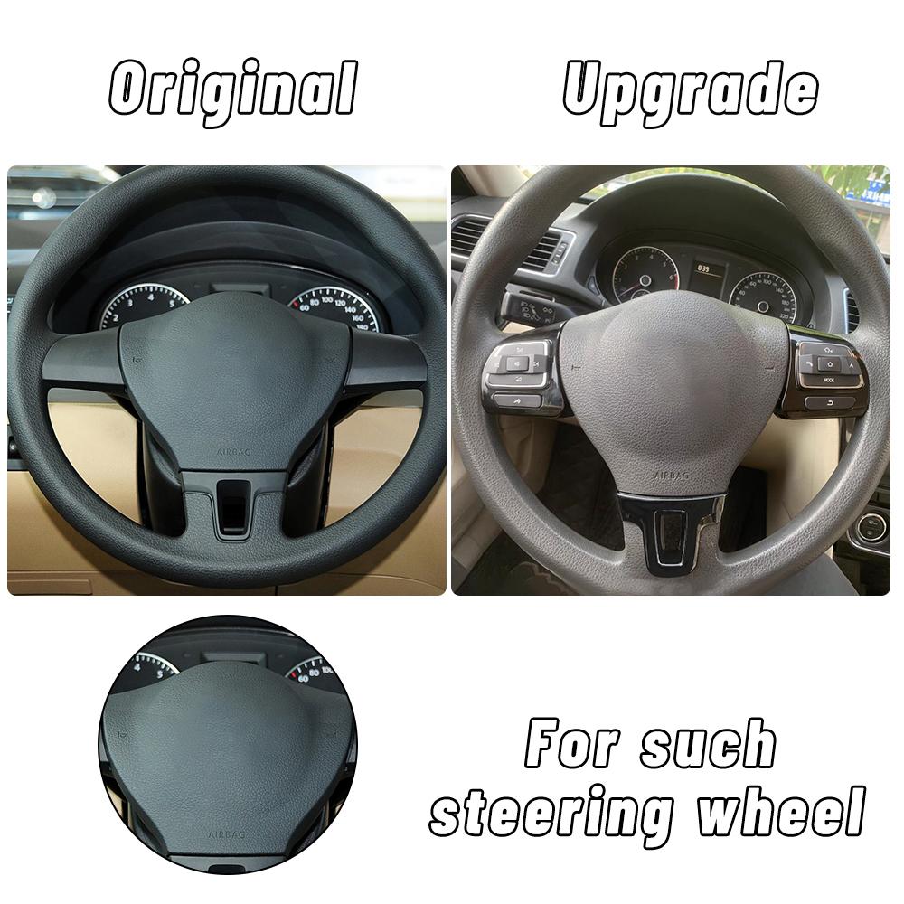 Car multifunction steering wheel button remote control volume audio switch for VW Golf MK6 Jetta 5 Bora Caddy Polo accessories modle C