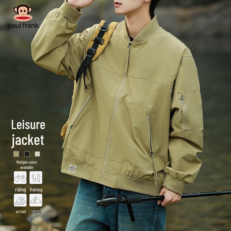 

Paul Frank Men s Casual Baseball Collar Jacket 2XL