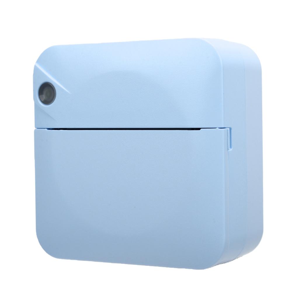Mini Thermal Printer Bluetooth Inkless Portable Printer Pocket Label Maker with APP for DIY Photos Study Notes Blue