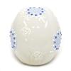 Good luck ornament, Kutani ware ball owl, Mori (blue), ceramic, present, gift, 60th birthday celebration