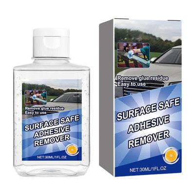 Tekutina na odstraňování samolepek Bezpečná pro povrchy Odstraňovač lepidla Čistič laku auta Nezanechává stopy Bez zápachu 30 ml Pro domácí a automobilové použití
