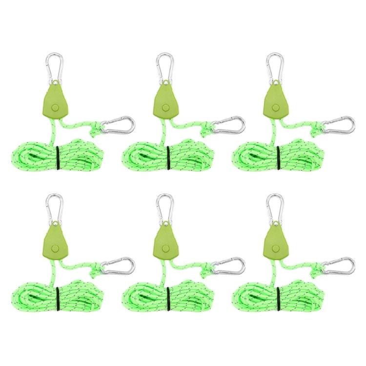 Reflective Tie Downs Rope Hangers Tent Guide Rope for Outdoor Adjusted Tent Tie Downs Rope Hangers Camping Pulley Rope