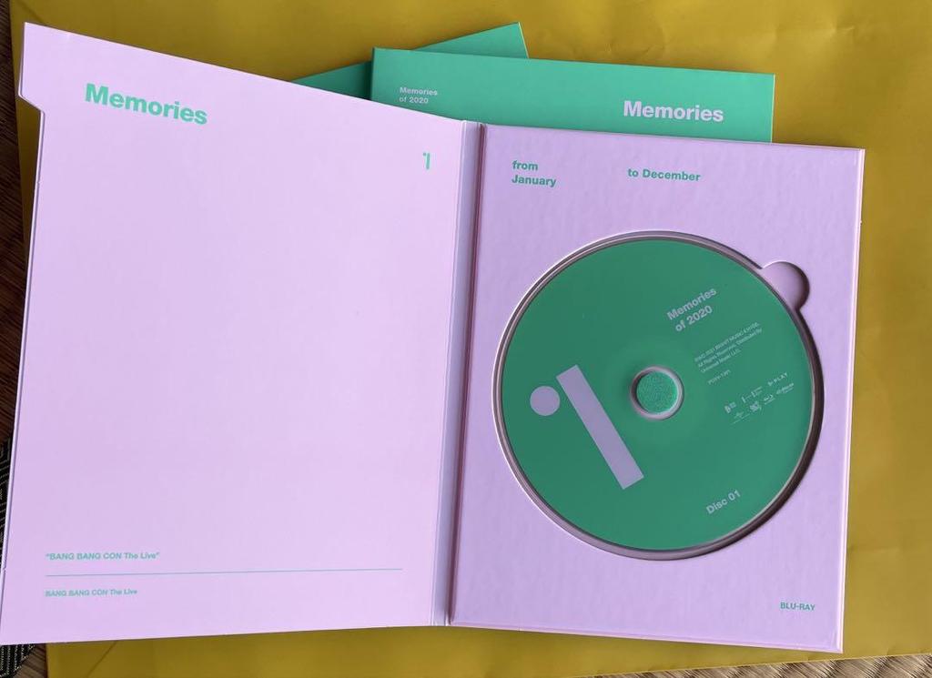 [USED] Official BTS MEMORIES 2020 Trading Cards with 2 Jungkook Cards