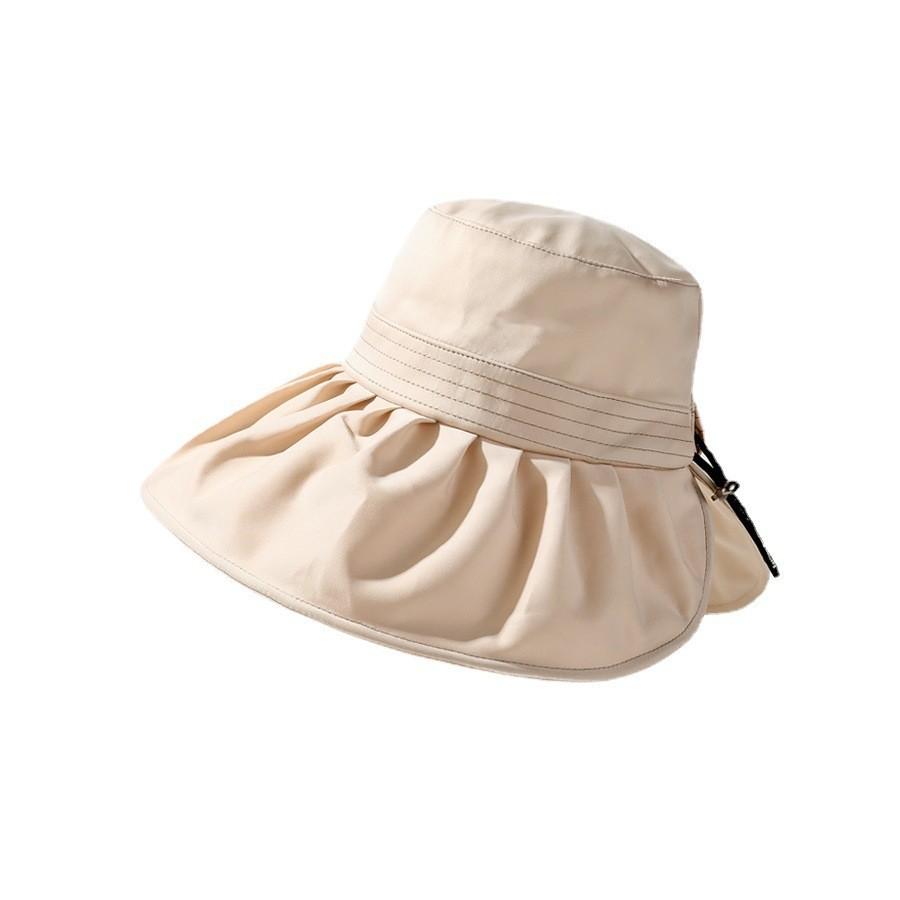 

Весенне-летняя солнцезащитная рыбацкая шляпа, женская солнцезащитная шляпа, солнцезащитная шляпа с защитой от ультрафиолета, солнцезащитная шляпа бежевый