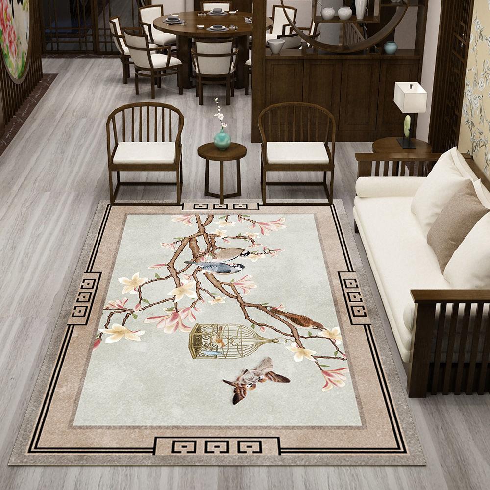 New Chinese Style Carpets for Living Room Lounge Rug Entrance Door Mat Bedroom Carpet Coffee Tables Mat Area Rug Large Washable