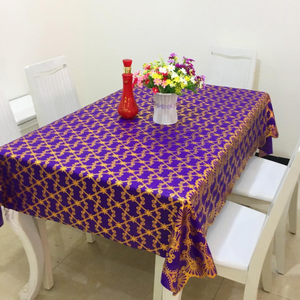 Waterproof, Oil-Proof And Anti-Scalding Coffee Table Tablecloth Leave-In Rectangular Dining Table Cloth Household Living Room Light Luxury