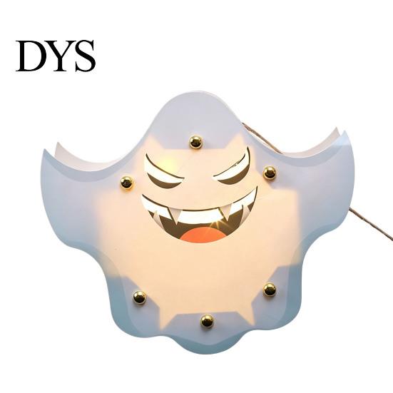 DIY Art Kits for Home Gardening Halloween Lantern Craft Set Kids, Handheld Paper Pumpkin Ghost with LED Light Trick or Treat Party Decoration,