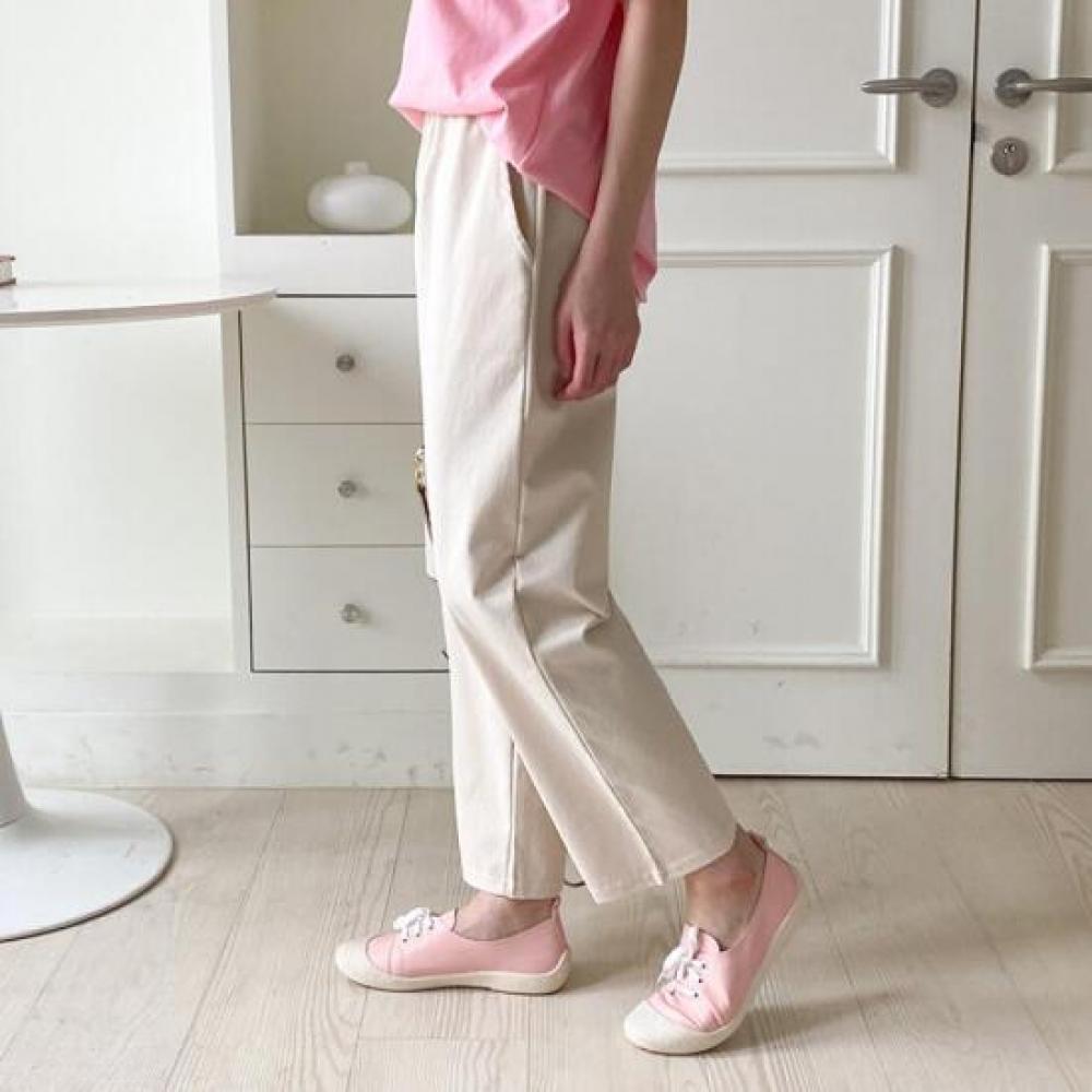 New Arrivals Open Run Women Opoli Cotton Casual Cute Minimal Dress Pants