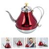 Stainless Steel Teapot Large Capacity Tea Kettle Electric Travel Pot with Infuser Easy To Clean Home Kitchen
