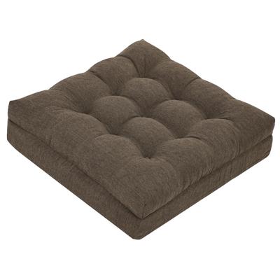 Shinnwa Cushion, Extra Thick 12cm [Patented 2-Layer Structure] 50x50cm Large Size, Comfortable for Your Bottom, Low Rebound & High Rebound, Large Floo