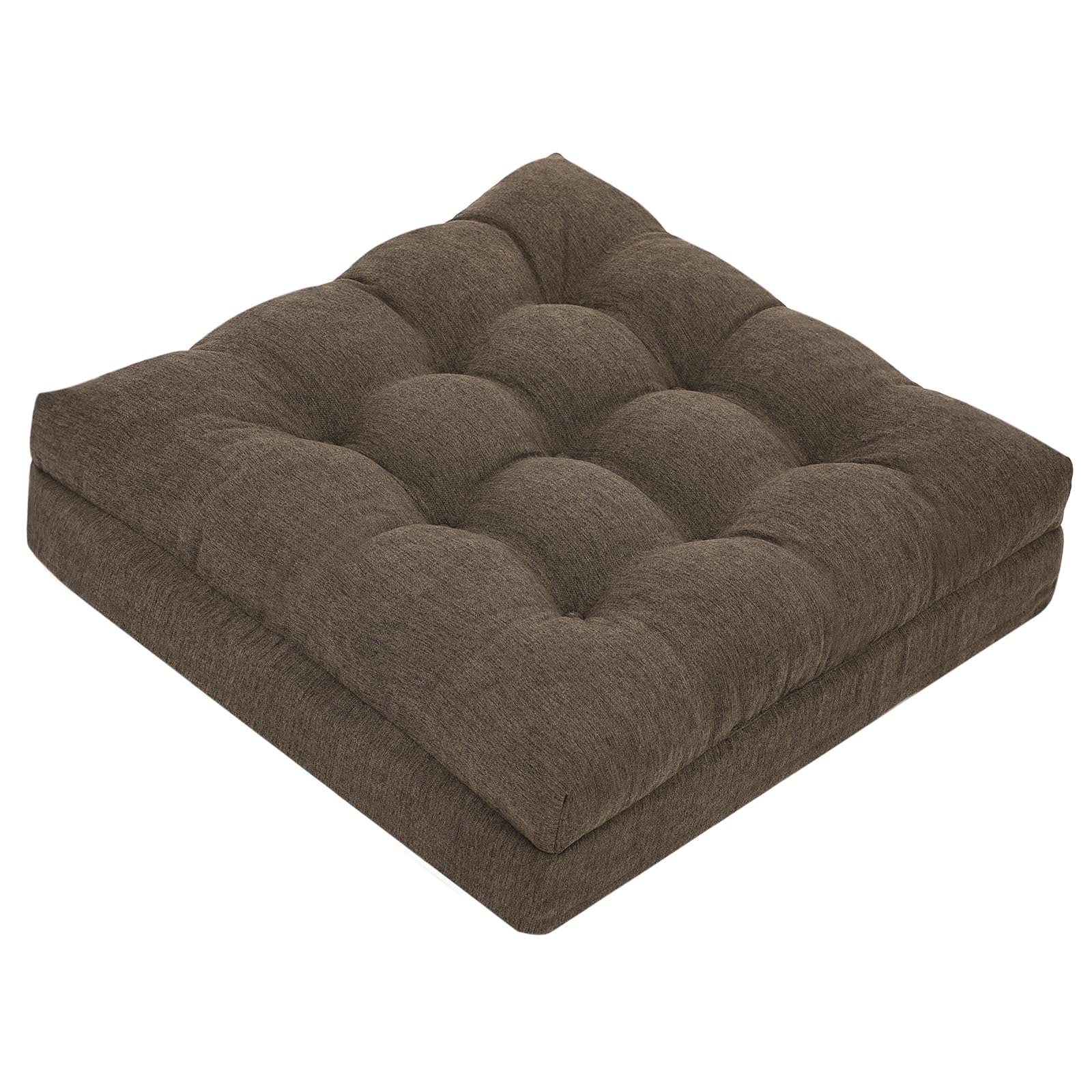 

Shinnwa Cushion, Extra Thick 12cm [Patented 2-Layer Structure] 50x50cm Large Size, Comfortable for Your Bottom, Low Rebound & High Rebound, Large Floo