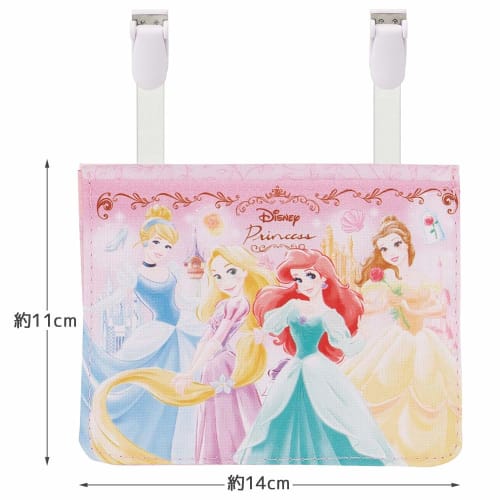 Skater Outing Pocket Pouch Pochette with Shoulder Belt 2WAY Princess Disney Height 11 x Width 14 x Depth 3cm ODKP2