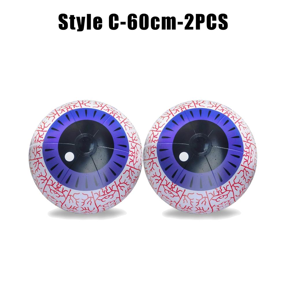 Giant Inflatable Eye Balls Halloween Decorations LED Light Up Bloodcharge Eyeballs Decor for Scary Tree Ornaments Party Decor