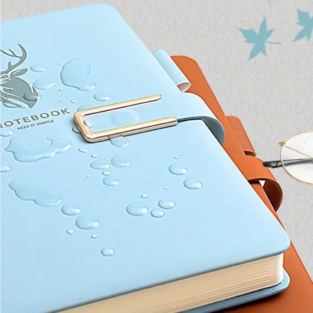 Retro A5 Notebook Soft Leather Work Meeting Record Book Business Notebook  College Student
