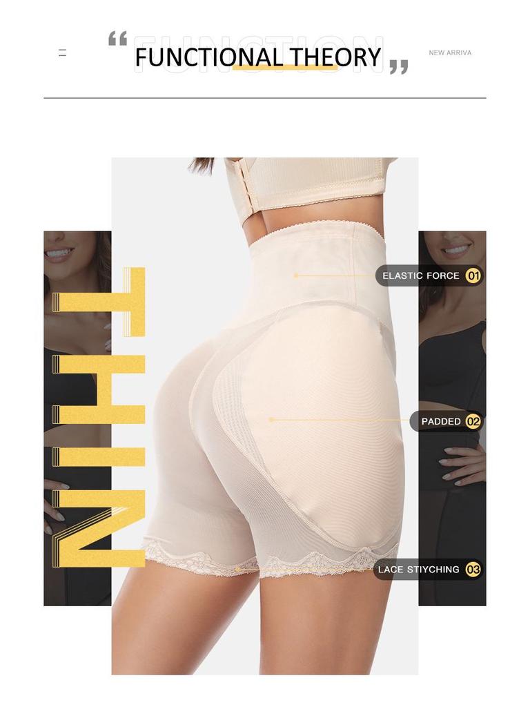 Sömlösa Shapewear med Hög Midja: Byxor för magkontroll och höftlyft efter förlossningen.