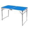 Tri-polar Portable Outdoor Aluminum Folding Table and Chairs Set