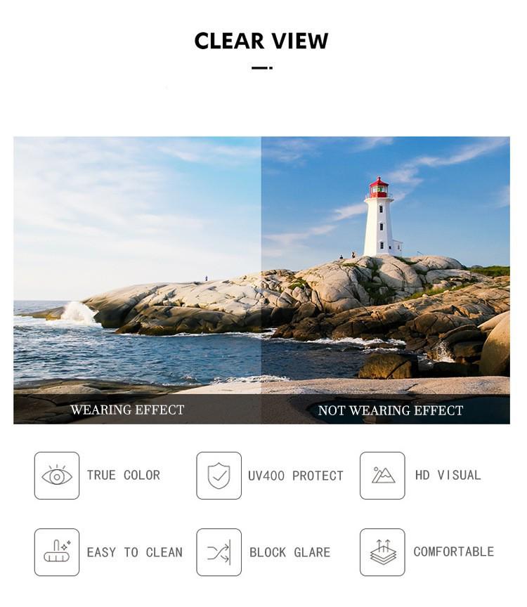 Retro Rimless Square Ocean Lens Sunglasses - Fashionable Cut-Edge Design