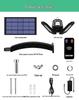 Solar LED Outdoor Pendant Lights - Energy-Saving, Waterproof, One-to-Four Decorative Garden Lights for Patio
