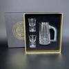 Short Cloud Gold Foil Crystal Glass Baijiu Decanter & Cup Set