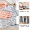 Dishwashing Cloth Kitchen Scrubber for Cleaning 10Pcs Reusable Grey Towels