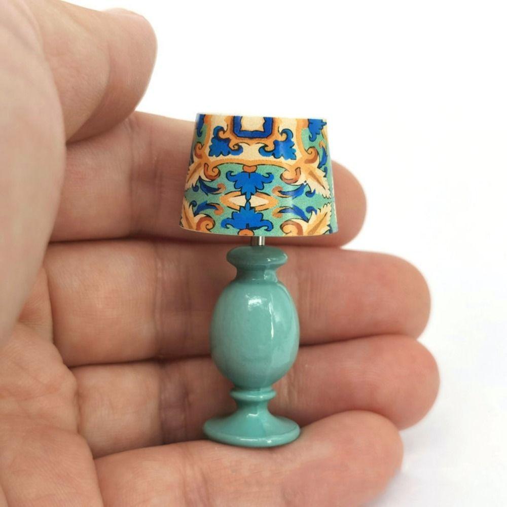 1:12 Dollhouse Miniature Desk Lamp Pretend Play Toys  Dollhouse Furniture Decoration