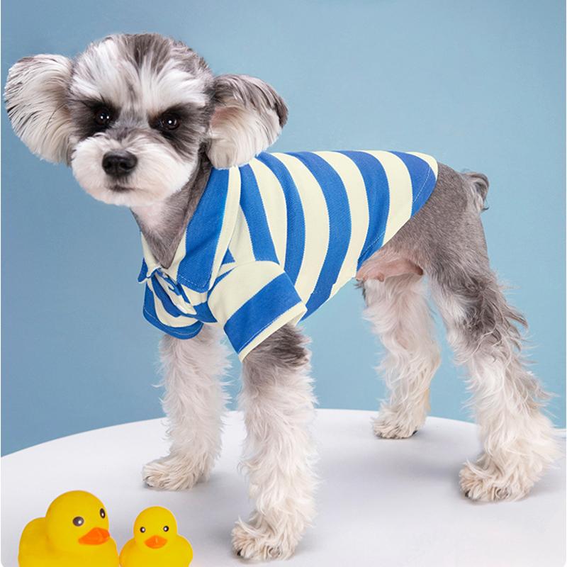 Koszulka Polo dla psa Letnie ubrania dla psa Codzienna odzież dla małych i dużych psów Koty T-shirt Chihuahua Mops Kostiumy Yorkshire Koszulki