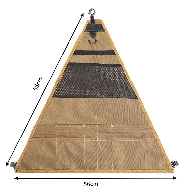 Aluminum Alloy Portable Folding Tripod Storage Rack for Outdoor Camping