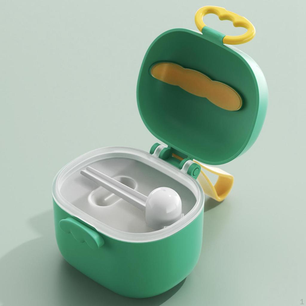 Baby Formula Dispenser Container including Spoon Milk Powder Box for Home, Activities, Travel