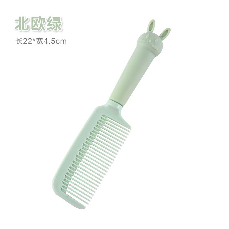 Cartoon Cute Girl Plastic Soft Cute Rabbit Household Anti-Static Student Curling Comb Long Hair Massage Comb Comb