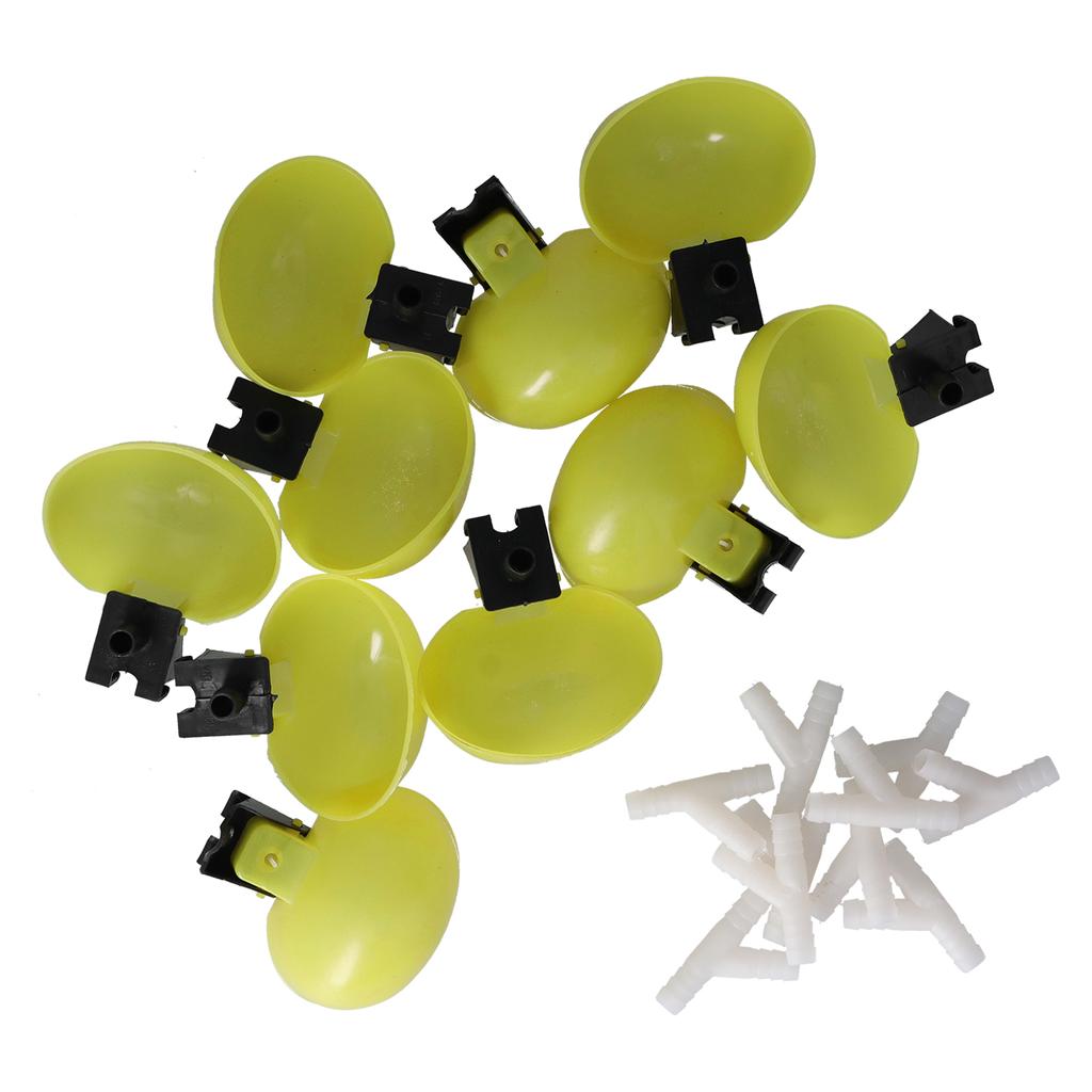 Automatic Pigeon Waterer Large Capacity Poultry Drinking Bowl for Pet Bird Pigeon Parrots9.5mm 0.4in