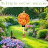 Outdoor Hummingbird Feeder Shatterproof Plastic Design Multiple Port Access Hanging Bird Water Dispenser Leakproof Seal