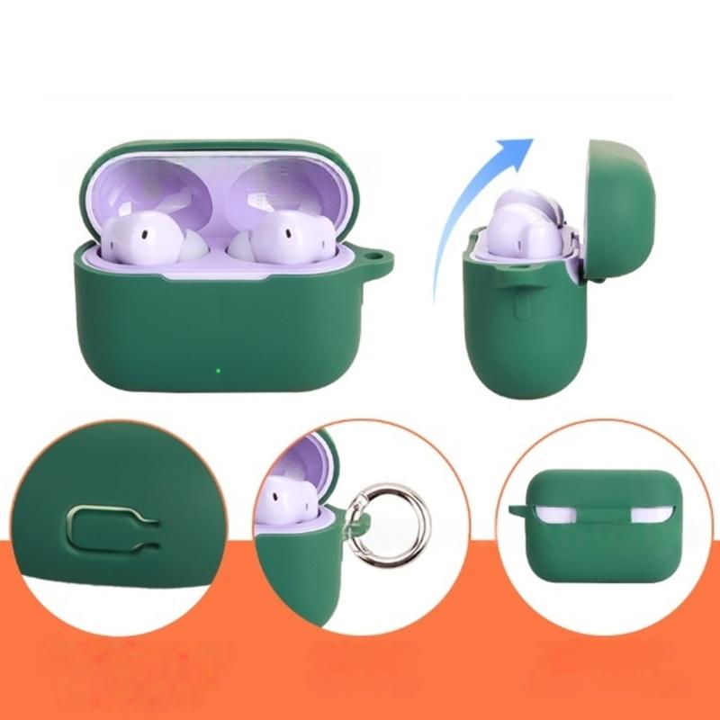 Scratchproof Case Shockproof Skin Wrap for Buds T200 Dustproof Enclosure Housing Washable Silicone Sleeve Enhances Grip