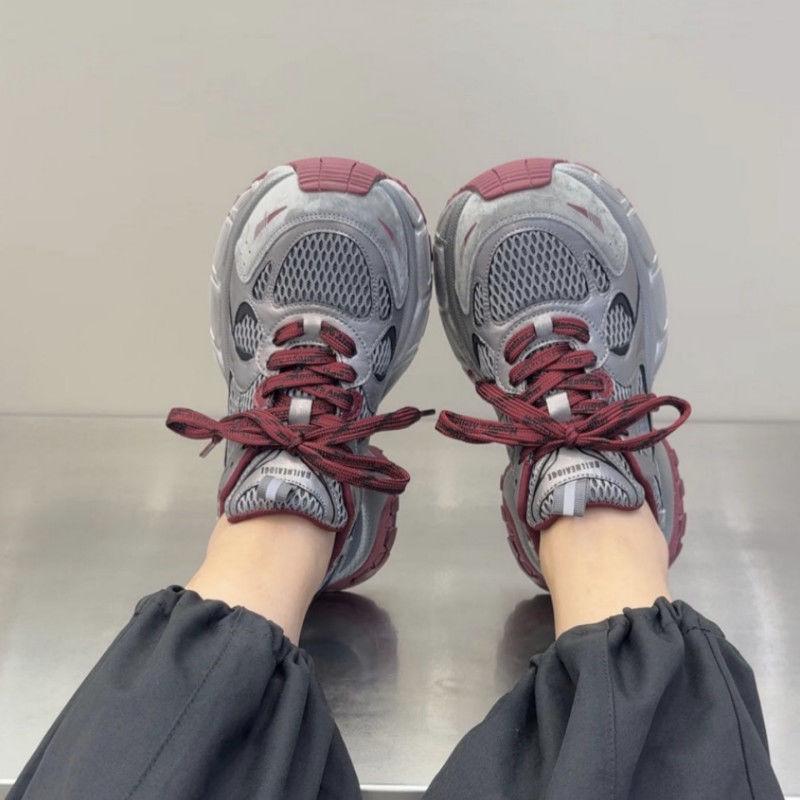 2025 European Little Monster Dad Sneakers: Lightweight Platform Fashion with Lace-Up Style for Autumn