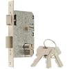 Serrure - MCM - 2501 - Nickelé - Droite - 30 Mm - A Cylindre