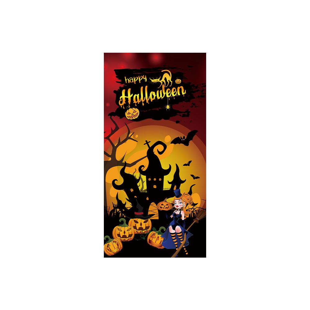 Day of the Dead Festival Polyester Door Banner - Customizable Party Decoration