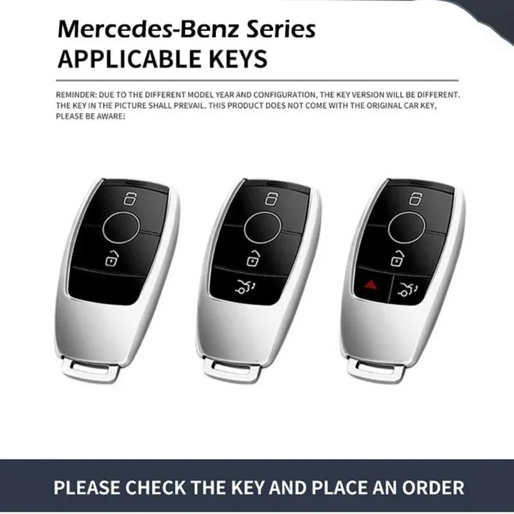 Zinc Alloy Car Key Cover for Mercedes-Benz A-Class Remote Control Cover Mercedes-Benz A180 A200 Key Cover Accessories