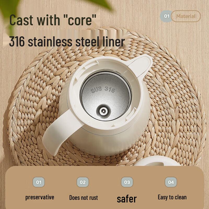 Wushengwu 316 Stainless Steel Insulated Kettle
