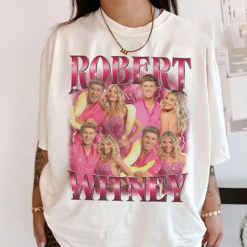 Унисекс винтажная футболка Robert Witney Bootleg, Унисекс футболка Robert And Witney Dancing With The Stars S