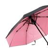 8 Rib Travel Umbrella with Cooling Fan Strong Compact Wind Resistance Three Folding Sunny